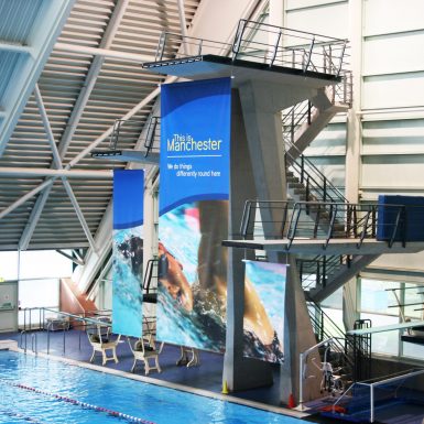 Large Event Banners - Manchester Aquatic Centre