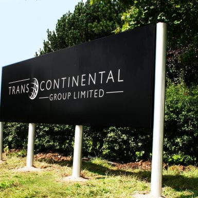 sign post - tray sign - trans continental