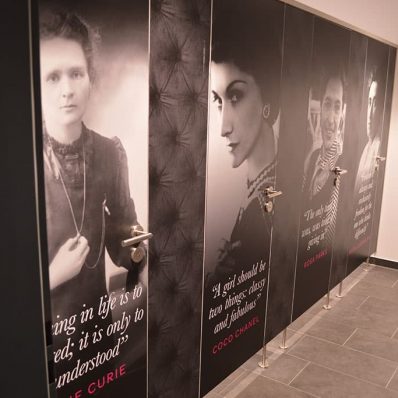 ao.com project changing room doors digitally printed full colour wallpaper