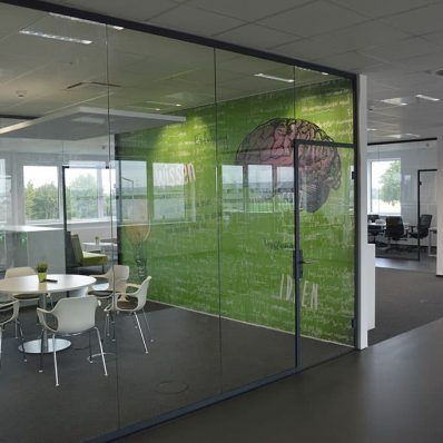 ao.com project digitally printed full colour meeting room wallpaper graphics