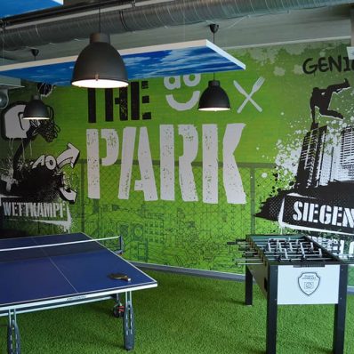 ao.com project gaming rest room digitally printed full colour wallpaper graphics