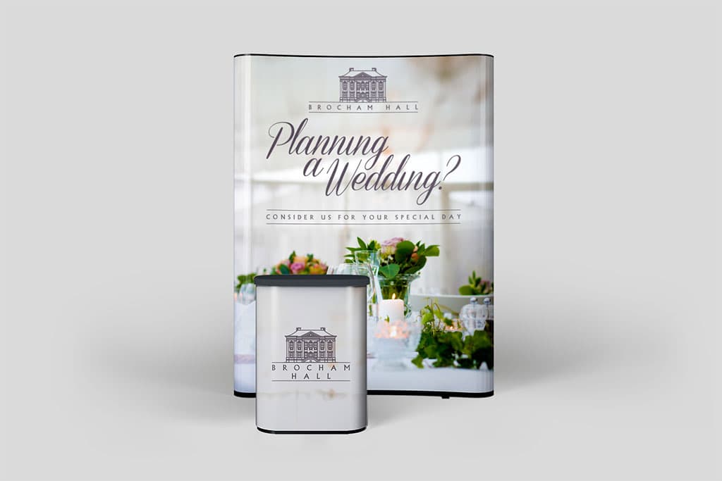 brocham-hall-digitally-printed-2x3-pop-up-display-stand-and-presentation-counter Brocham Hall - digitally printed 2x3 pop-up display stand and presentation counter