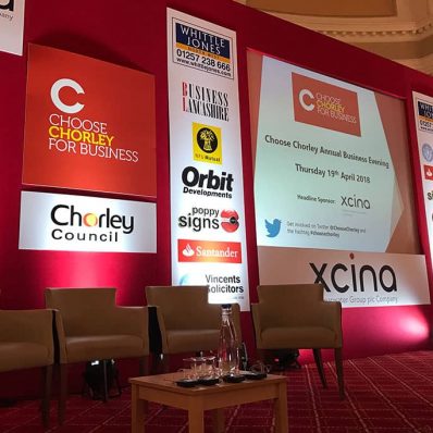 Chorley Council Choose Chorley Event - signage and branding