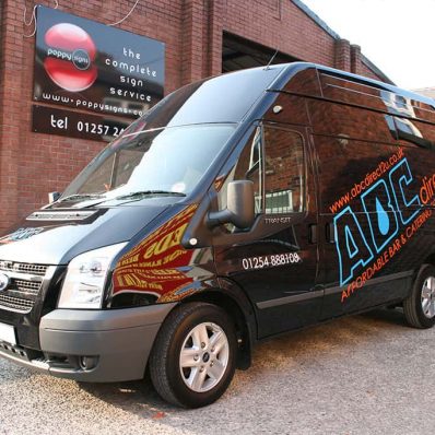 ABC Direct - digitally printed and cut vehicle graphics