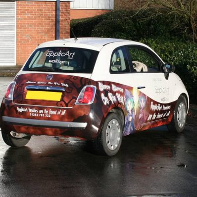 ApplicArt - digitally printed part vehicle wrap