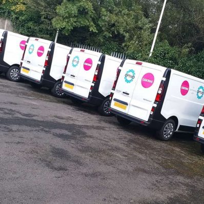 Arnold Clark fleet - digitally printed fitted vehicle graphics