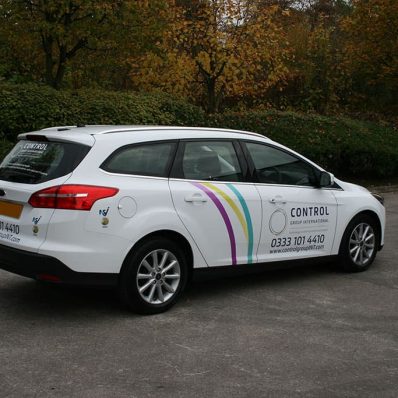 Ascot Motors Control Group - print and cut vinyl vehicle graphics