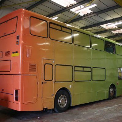 bus full wrap digitally printed graphics