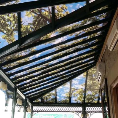 Chadwicks - conservatory ceiling full colour digital print window graphics