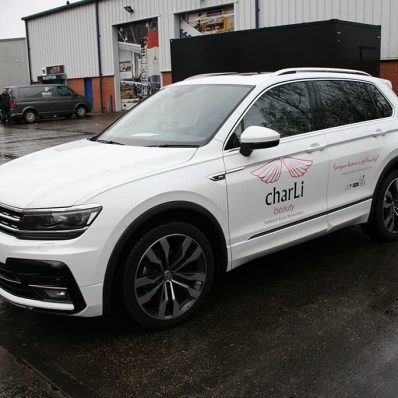 CharLi Beauty - digitally printed and cut vinyl car graphics