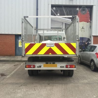 Chorley Council - Chapter-8 reflective chevrons to rear of tipper
