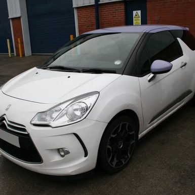 Citroen C2 - digitally printed roof and mirror wrap