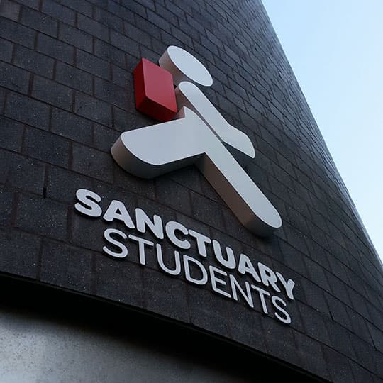 CNC cut office sign - banner