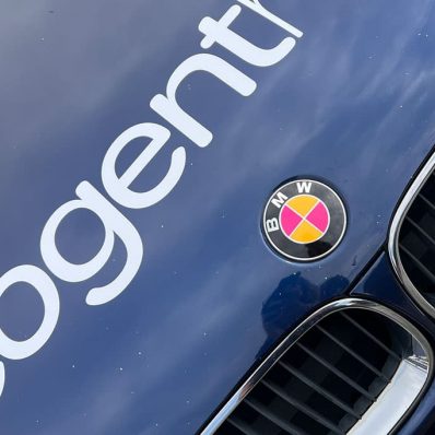 Cogent Hire - digitally printed and cut lettering and bonnet badge