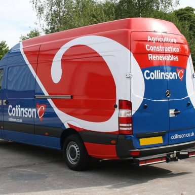 Collinson - full colour digitally printed van wrap