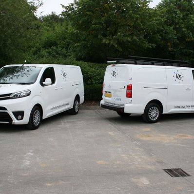 D&G fleet - digitally printed cut vehicle graphics