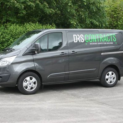 DRS Contracts - digitally printed cut vinyl vehicle graphics