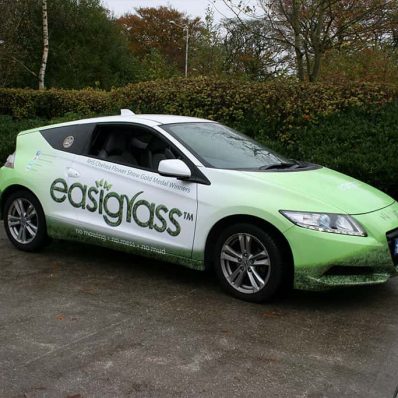 Easy Grass - digitally printed part wrap and vehicle graphics