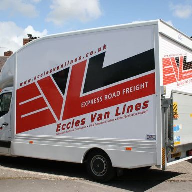 Eccles Van Lines - digitally printed vehicle graphics