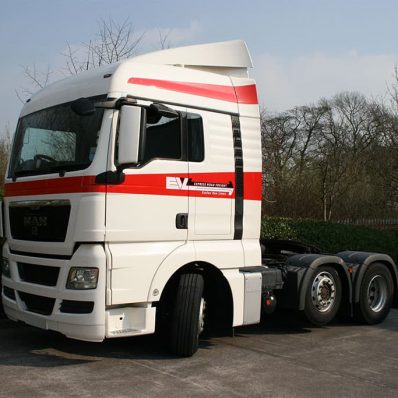Eccles Van Lines wagon - cut vinyl vehicle graphics