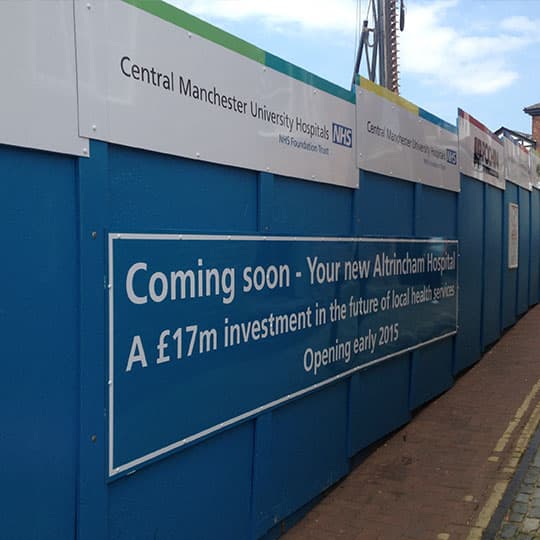 Hoarding panels - banner