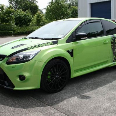 Hulk Smash - digitally printed and cut vinyl car graphics