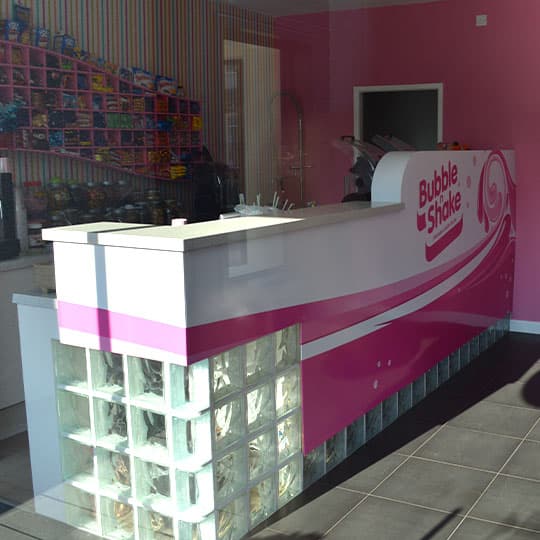 interior-reception-with-custom-graphics-banner