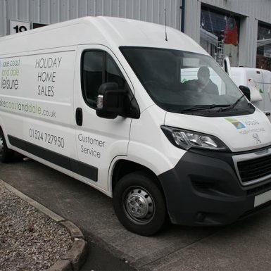 Lake Coast and Dale Leisure - print and cut vinyl vehicle graphics