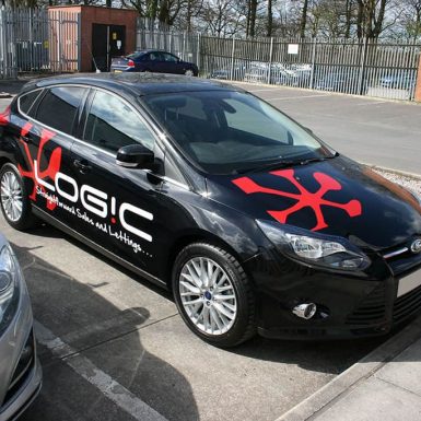 Logic Sales Letting Services - digitally printed cut vinyl vehicle graphics