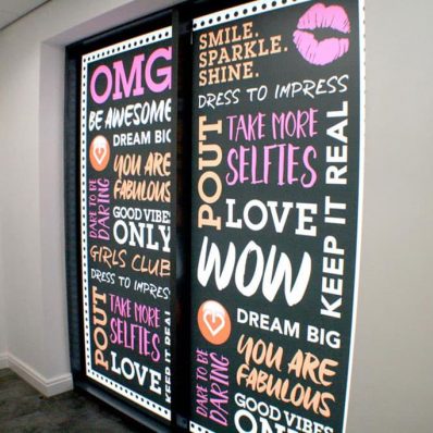Love Energy Savings - digitally printed window graphics