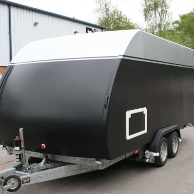 Mastercraft - digitally printed part wrapped trailer
