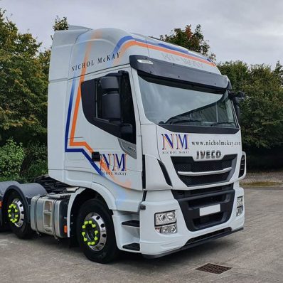 Nichol Mckay - digitally printed truck graphics