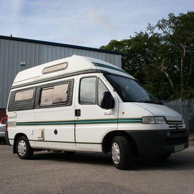 Nikki Atkinson and Molly Moo Campervan - full vehicle wrap