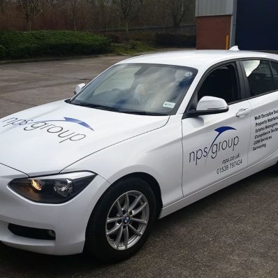Nps Group Ltd - digitally printed and contour cut vehicle graphics