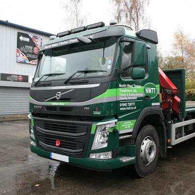 NWTT truck - digitally printed cut vinyl graphics