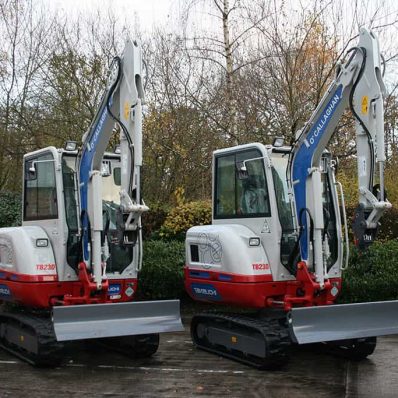 O'Callaghan kubuto diggers fleet - cut vinyl and reflective vinyl vehicle graphics