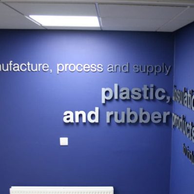 Par Group - CNC cut stand-off internal letters