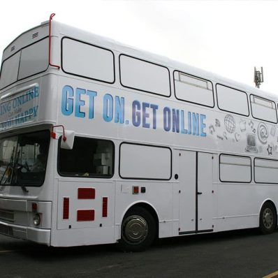 Progress Housing - digitally printed bus wrap