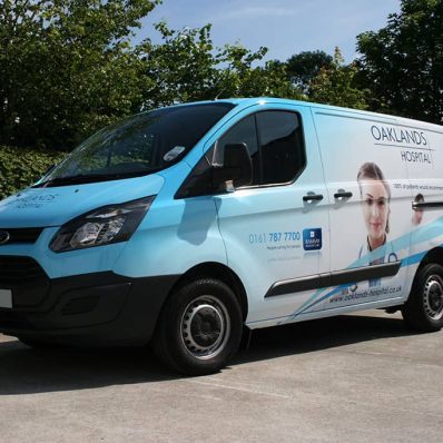 Ramsay Oaklands Hospital - digitally printed full vehicle wrap