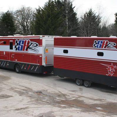 SHR World Championship Moto Racing Team - truck full colour digital print vinyl wrap