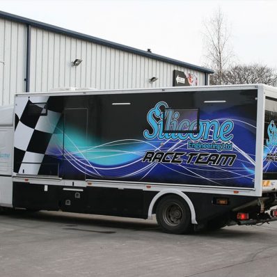 Silicone Engineering Ltd - digitally printed vinyl full vehicle wrap