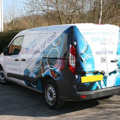 Surface Medic - digitally printed part vehicle wrap