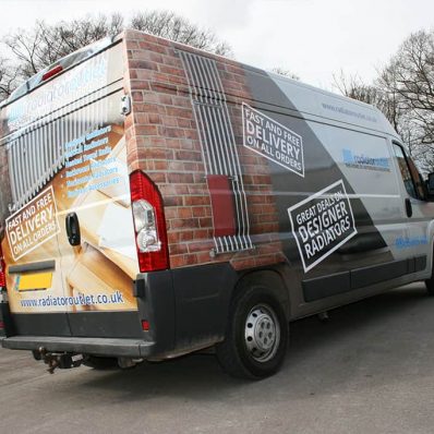 The Radiator Outlet - digitally printed part wrap
