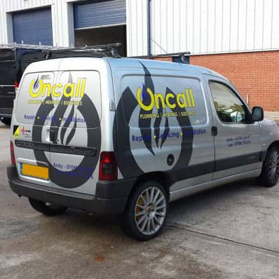 Uncall - digitally printed cut vinyl vehicle graphics