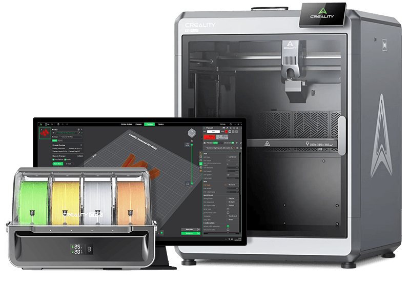 Creality K2 Plus and multi-colour CFS - Combo
