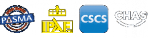 PASMA, IPAF, CSCS and CHAS Certification logos